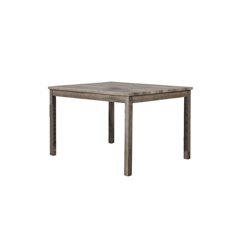 Vitaliya 46" Antique Natural Oak Rectangular Dinette Table. Picture 2