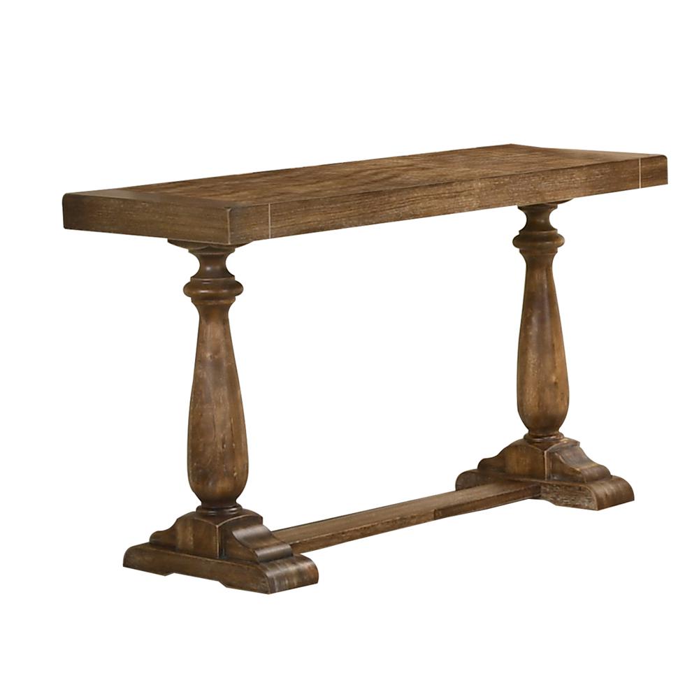 Amy Driftwood Sofa Table. Picture 1