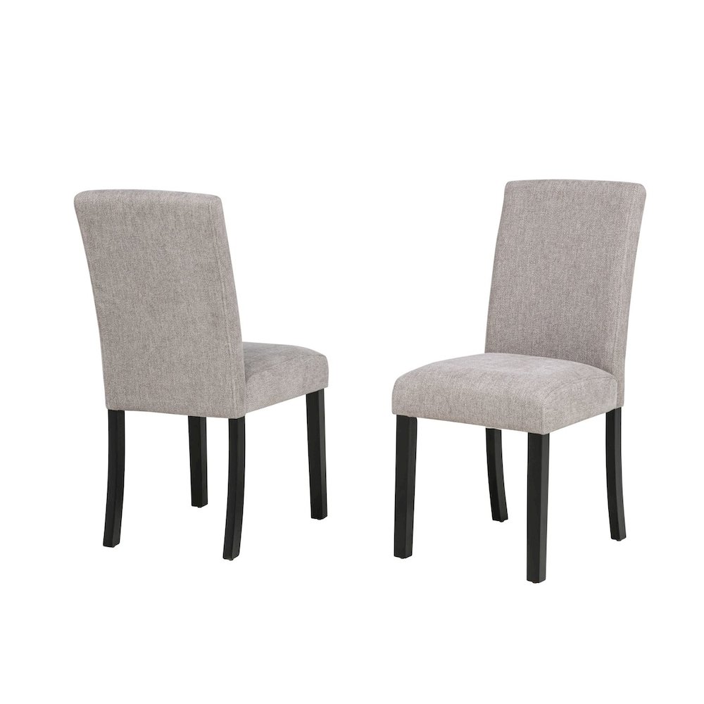 Yvonne Dining Chairs, Set of 2, Grey. Picture 1