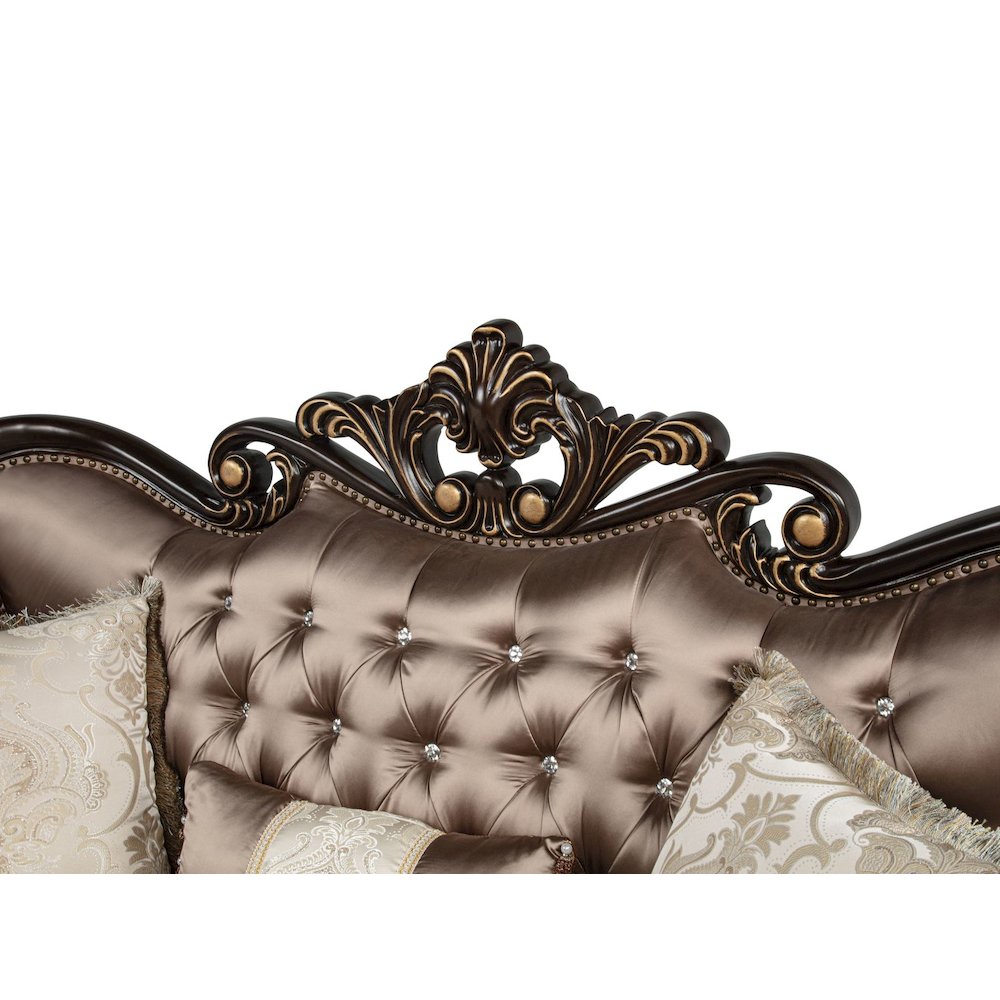 Tlerra Traditional Loveseat, Desert Sand. Picture 4