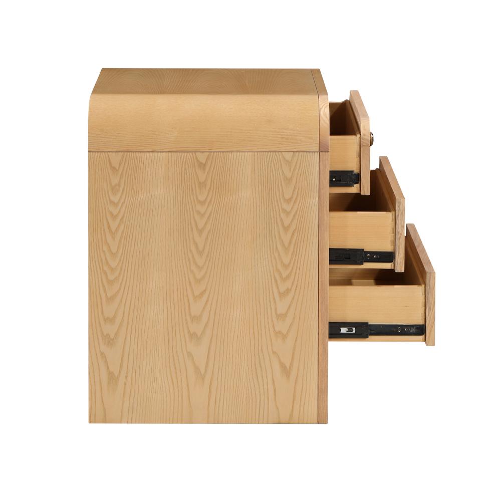 Baee Rattan Natural Nightstand. Picture 4