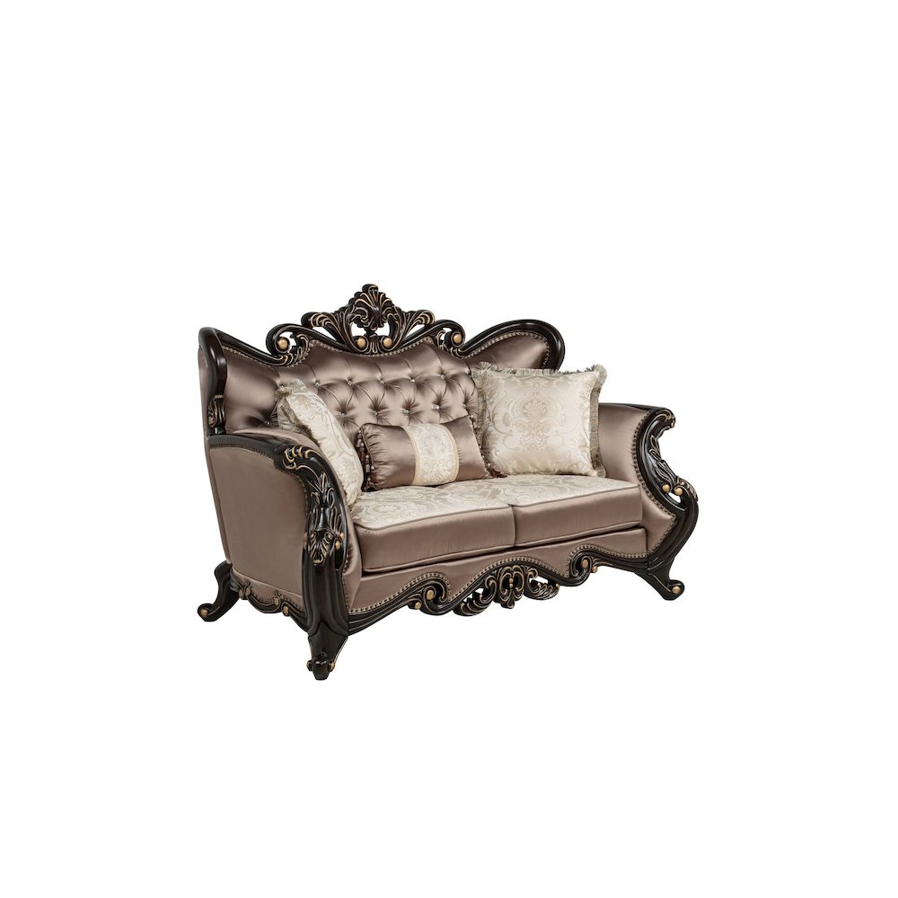 Tlerra Traditional Loveseat, Desert Sand. Picture 1