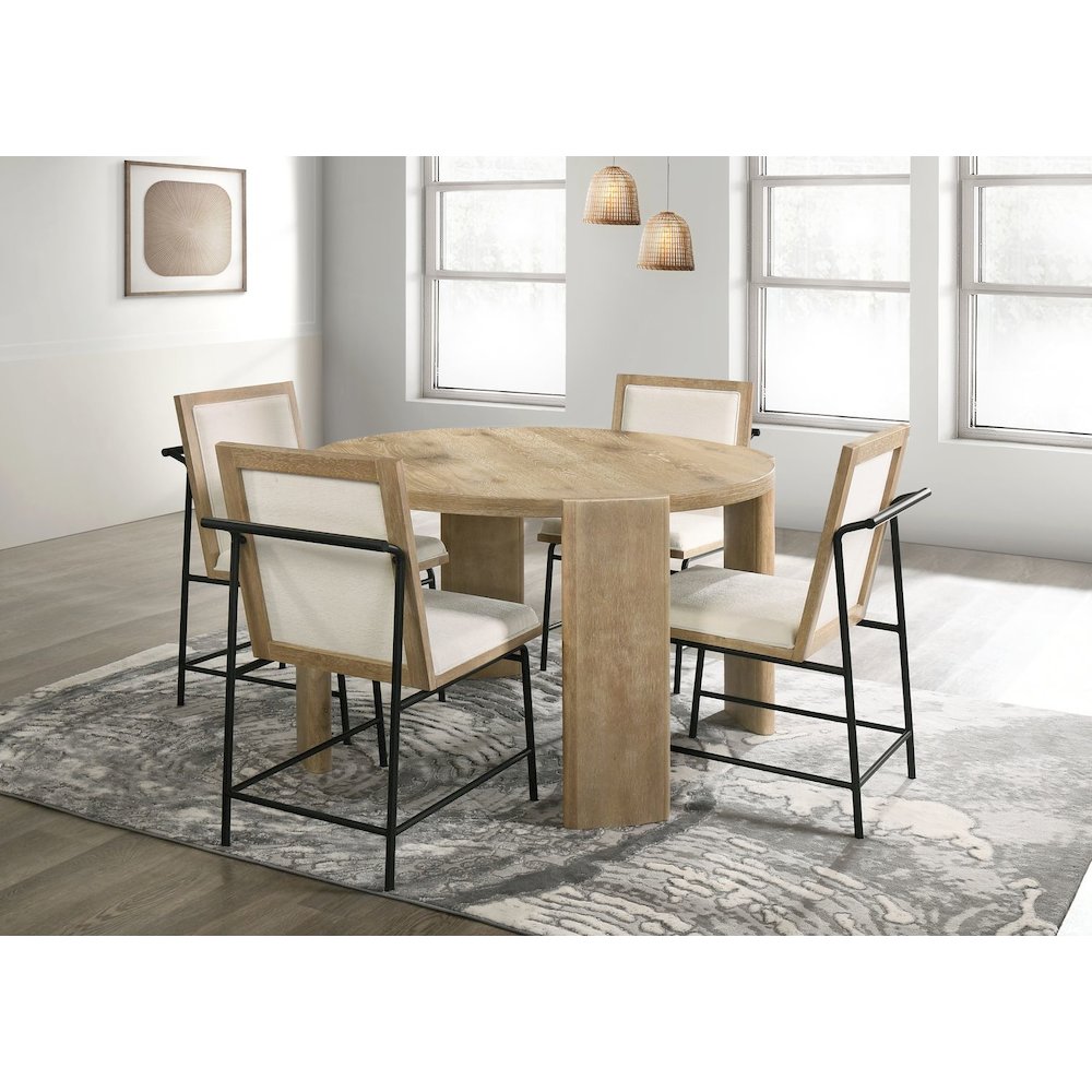 Bristol Mid-Century Dining Chair, Set of 2, Kepler Driftwood. Picture 5