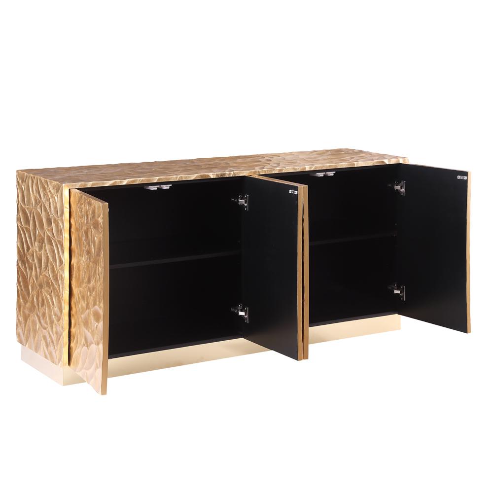 Inken 65" Gold Sideboard. Picture 2