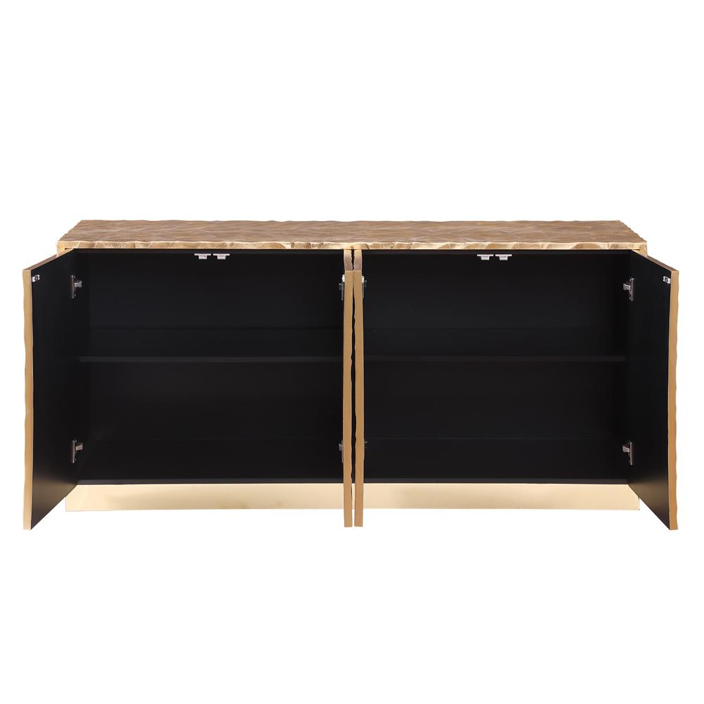 Inken 65" Gold Sideboard. Picture 4