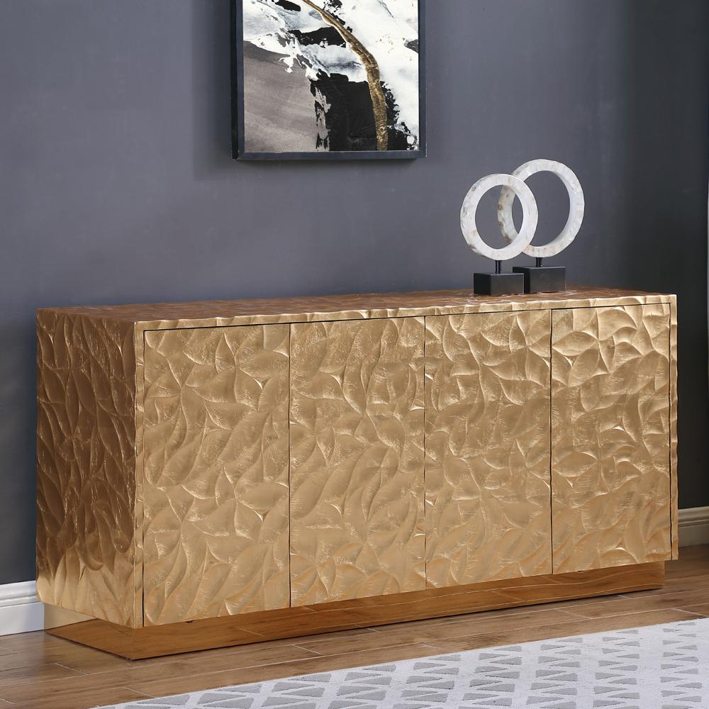 Inken 65" Gold Sideboard. Picture 7