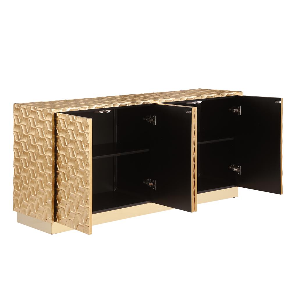 Ferdi 65" Gold Sideboard. Picture 2