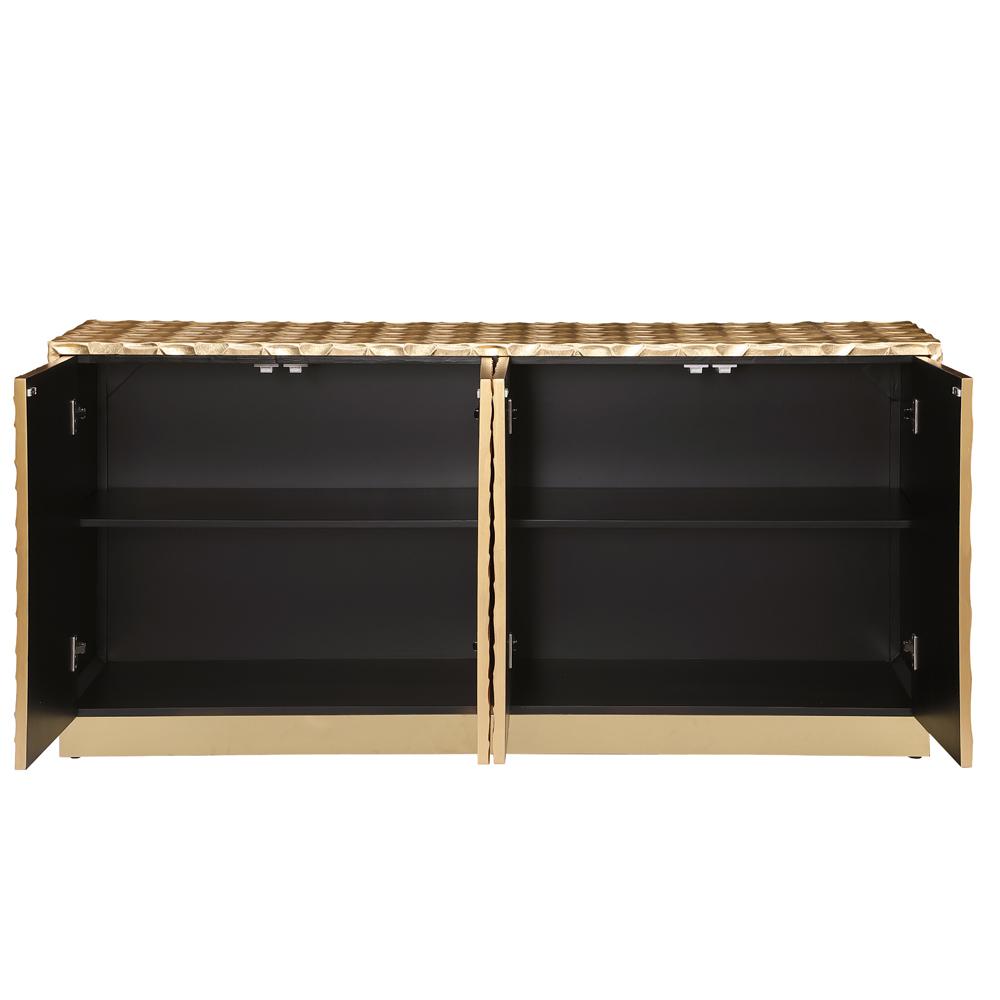 Ferdi 65" Gold Sideboard. Picture 4
