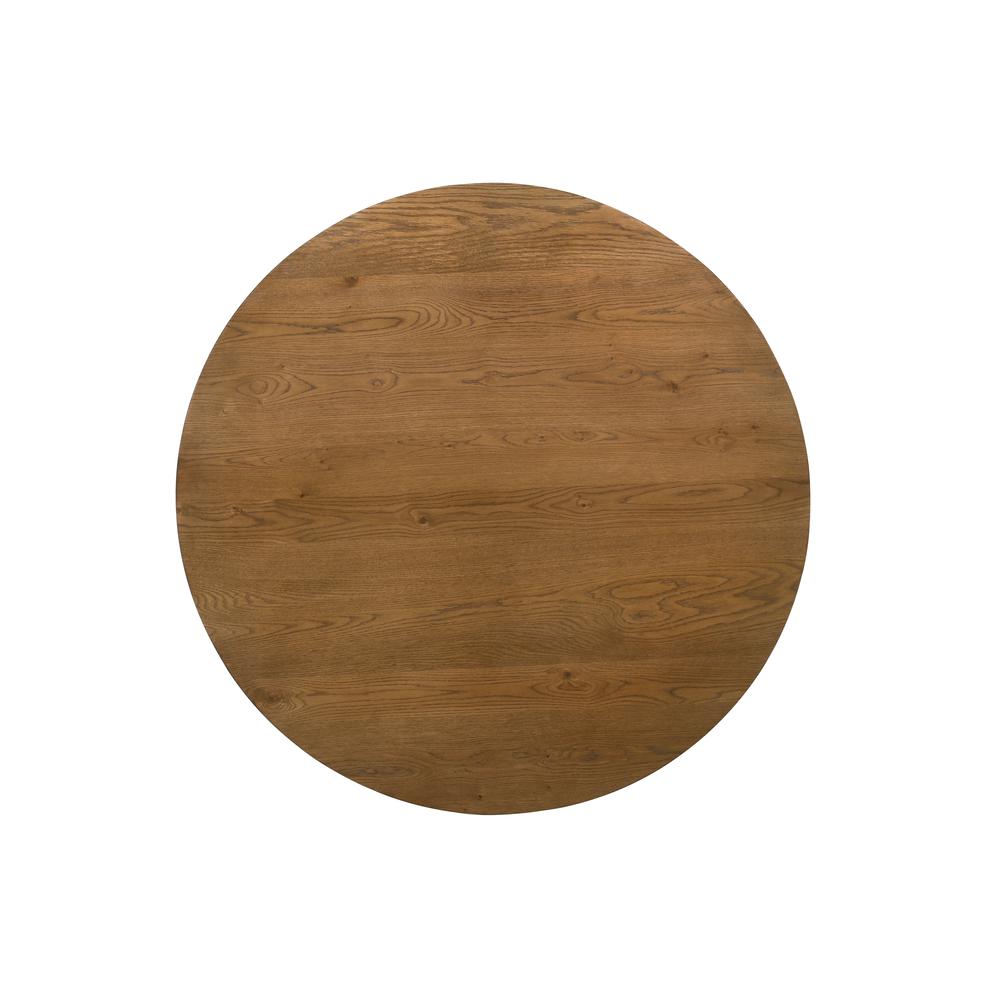 Terra Walnut Round Dining Table. Picture 2