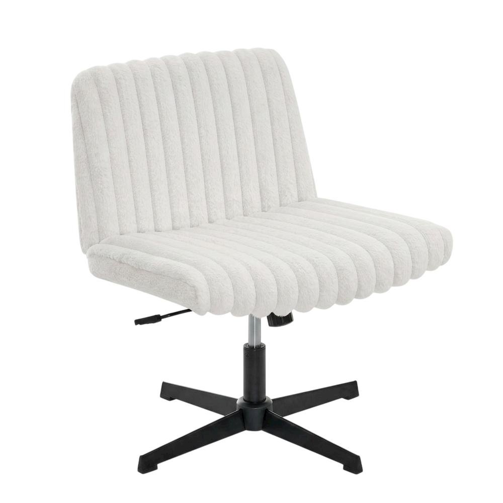 Swivel Office Chair with Criss Cross Design, Adjustable & Comfortable. Picture 3