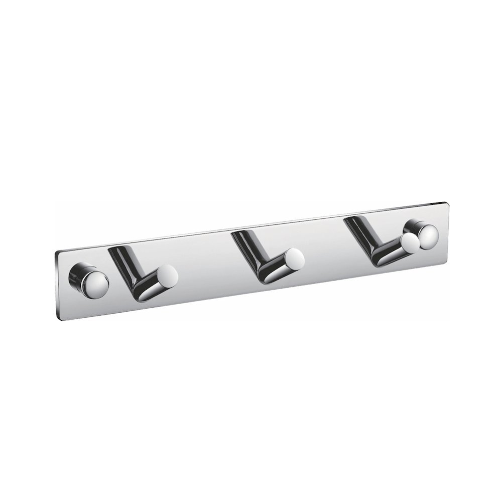 Aqua Chiaro by KubeBath Robe Hook With 3 Hooks. Picture 1
