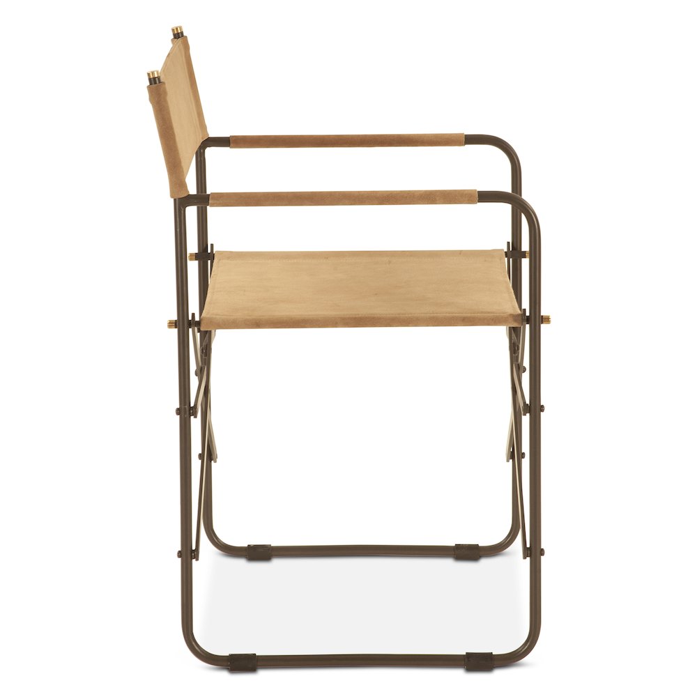 Lund Director's Chair in Sand Suede. Picture 5