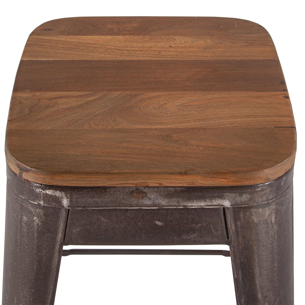 Rustic Revival 12" Barstool. Picture 6