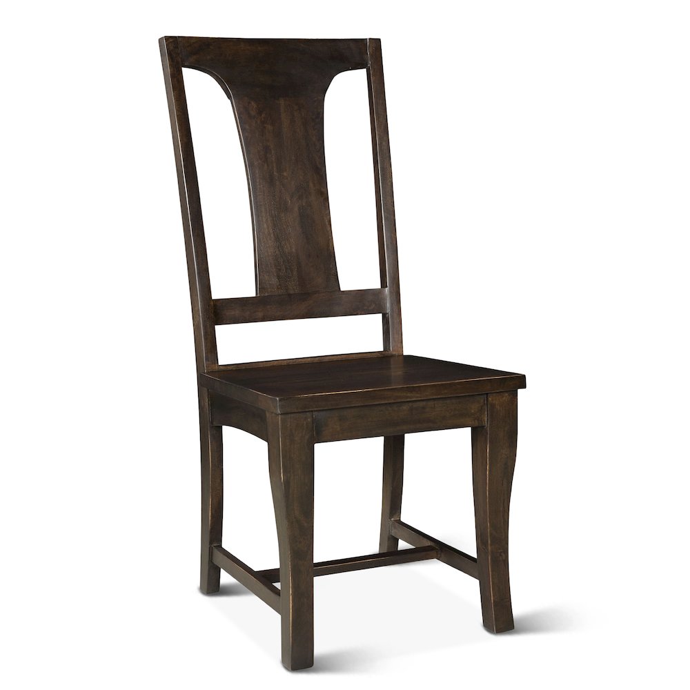 Toulon Dining Chair in Vintage Brown Finish. Picture 3