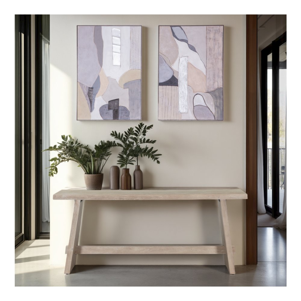 Shifting Visions Hand Painted Framed Diptych. Picture 3