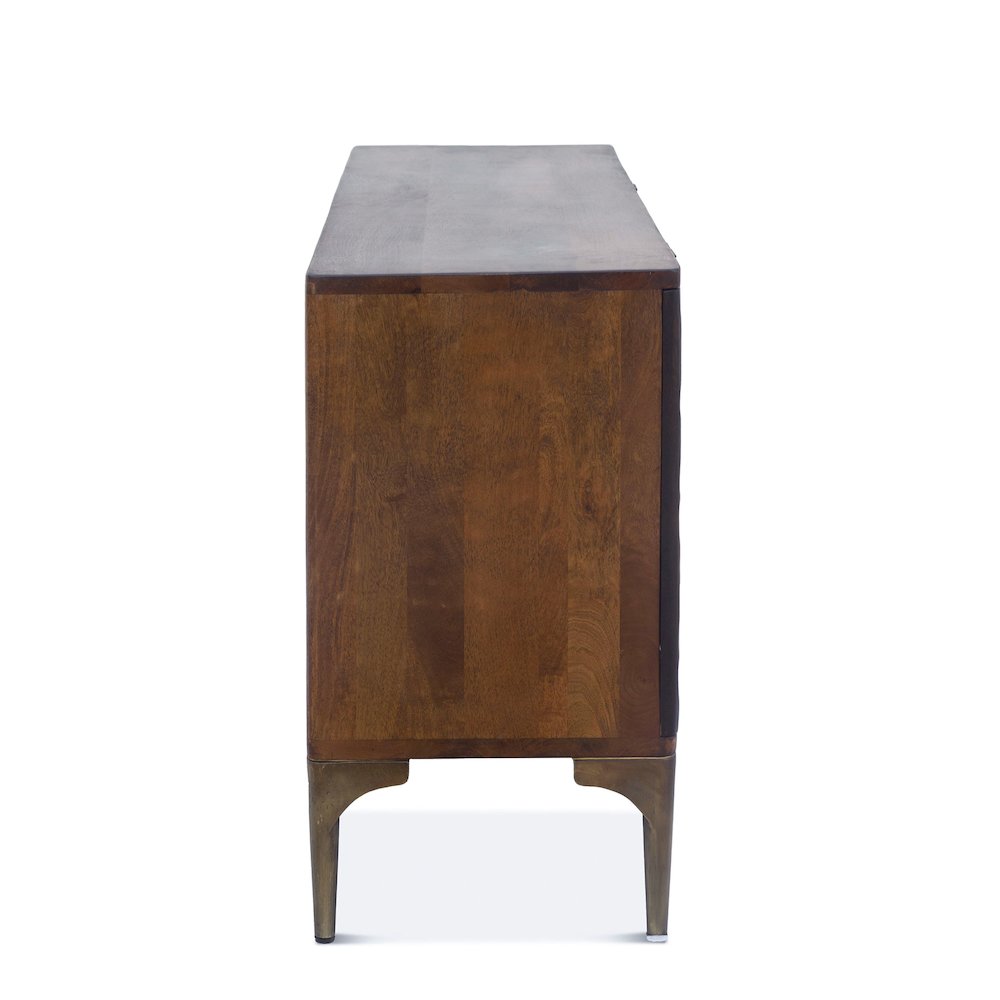 Vallarta 66" Sideboard in Mango Wood with Two Tone Finish. Picture 4