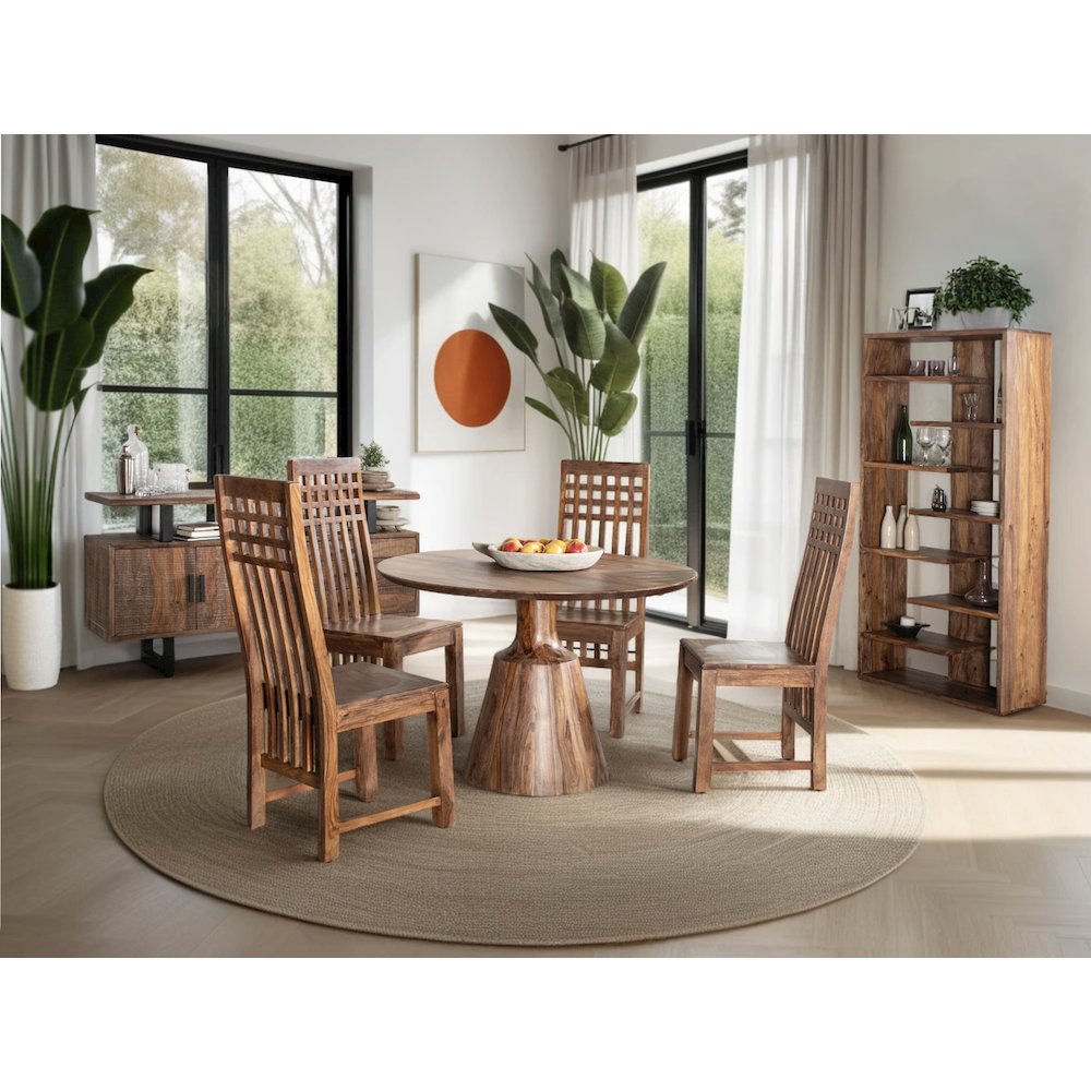 Acres Dining Chair with Tall Back in Brownstone. Picture 2