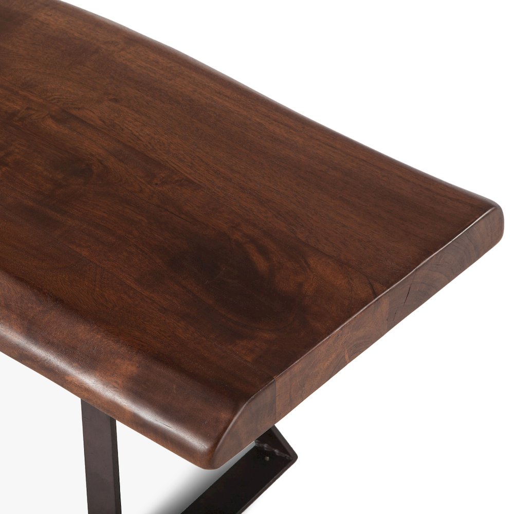 Nottingham 72" Bench with Walnut Finish. Picture 11