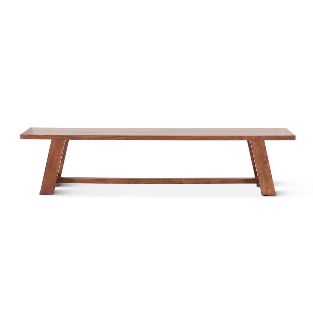 Stavanger 80" Bench in Cinnamon Brown Finish. Picture 2
