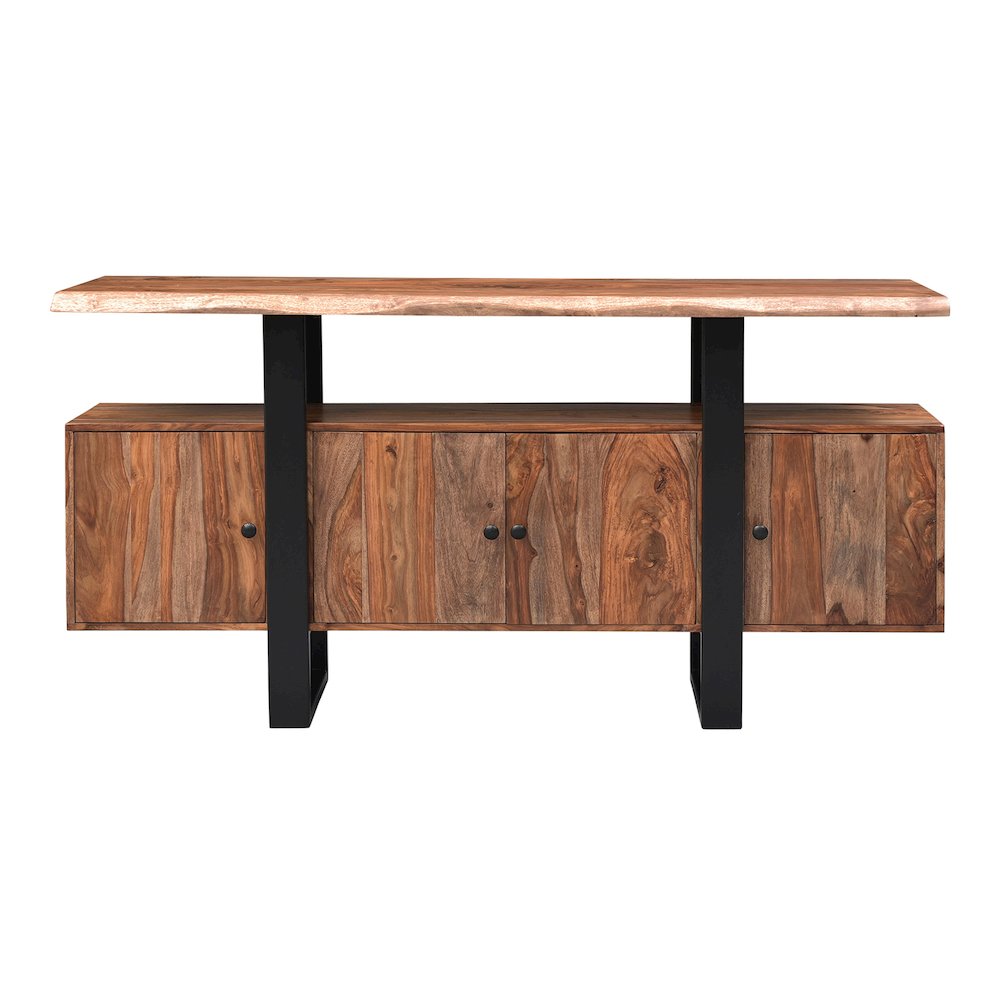 Acres 63" Media Cabinet in Brownstone. Picture 1