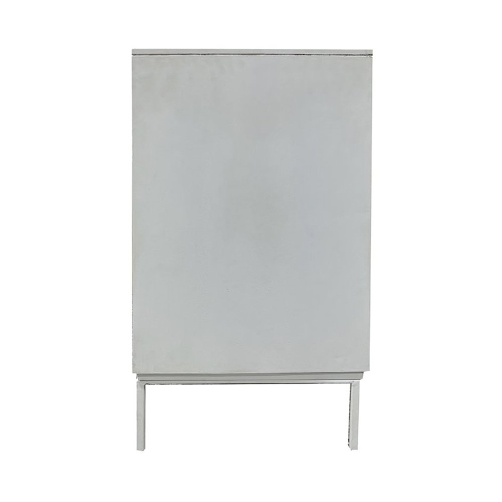Isla 57" Sideboard with Three Doors in Coastal White. Picture 4