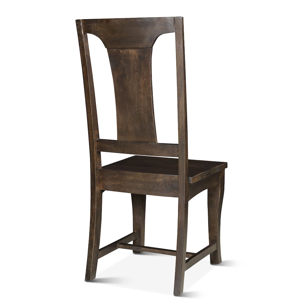 Toulon Dining Chair in Vintage Brown Finish. Picture 2