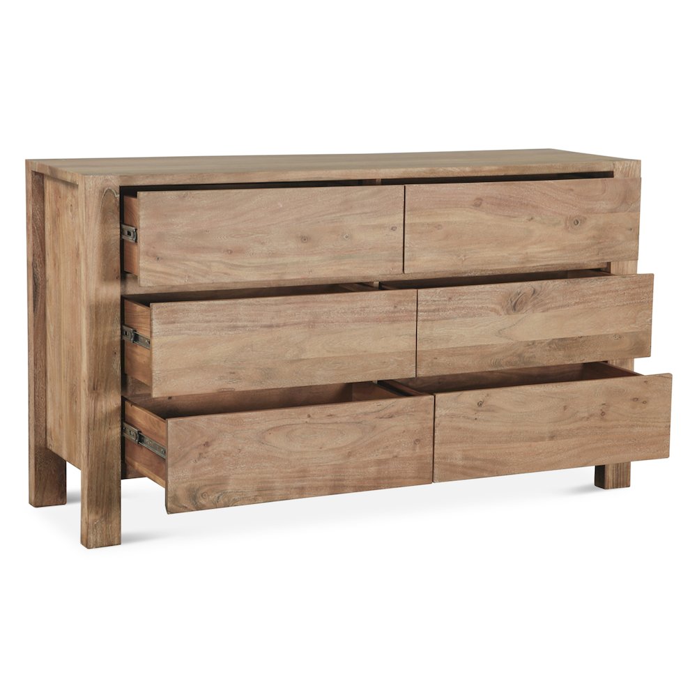 Mesa 60" Dresser in Brushed Acacia. Picture 5