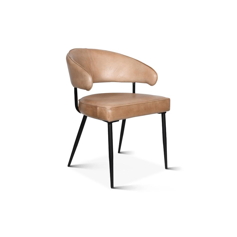 Brisbane Dover Armchair In Antique Ivory Leather. Picture 5