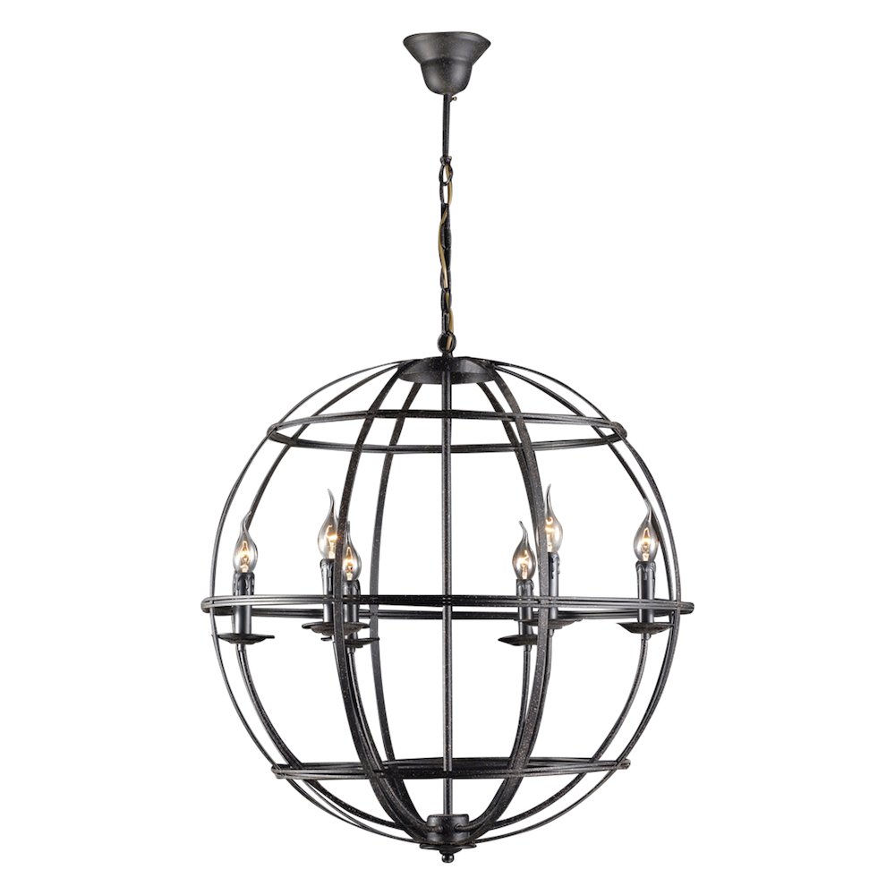 Heritage Rustic Globe Pendant - Large. Picture 1