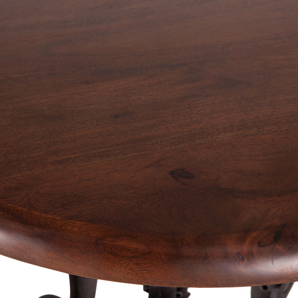 Artezia 24-Inch Adjustable Crank Side Table with Acacia Wood Top. Picture 2