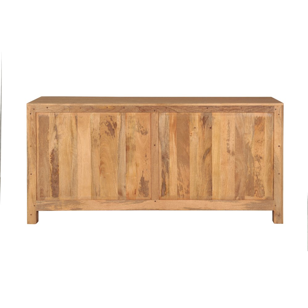Haveli 71" Dresser with Plinth Base in Whitewash. Picture 5