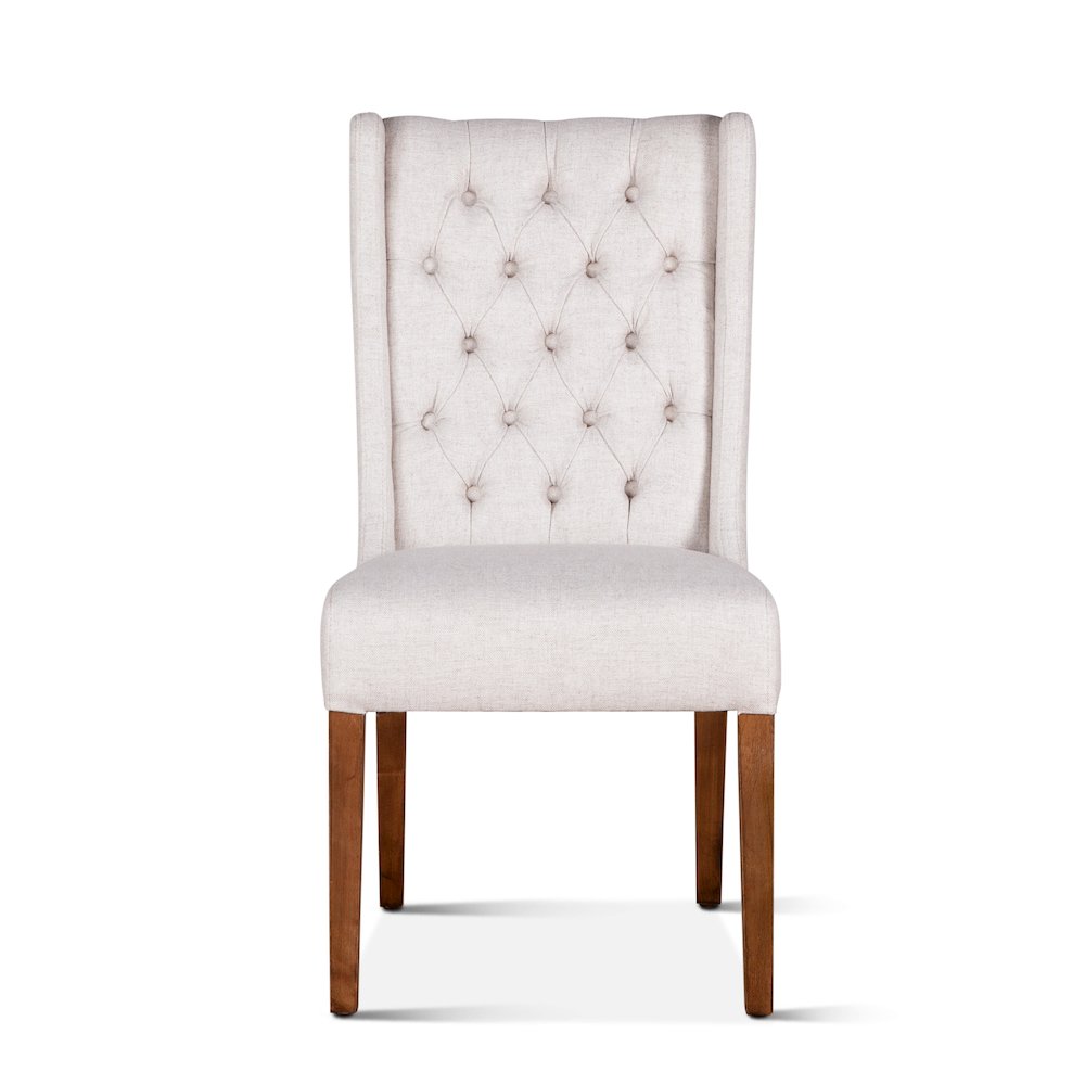Chloe Din Chair - Off-White - Set Of 2. Picture 1