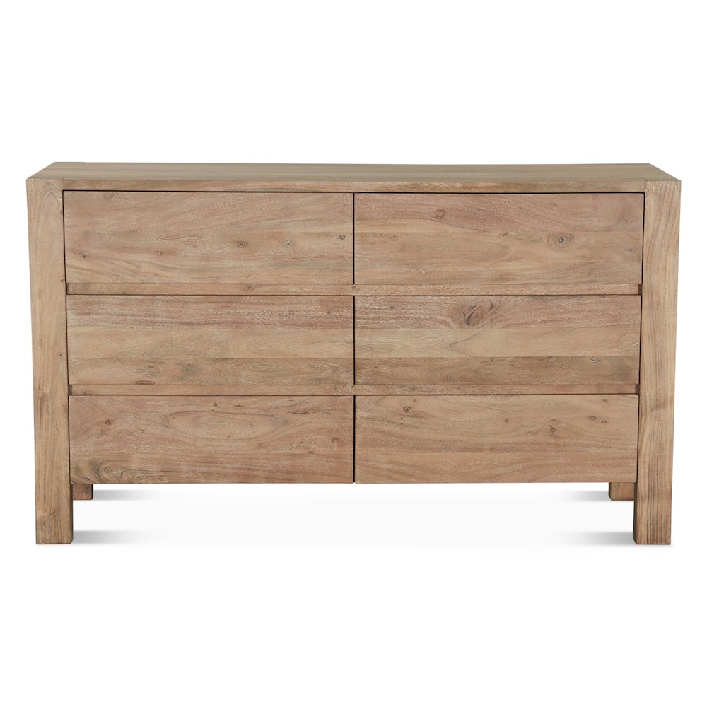 Mesa 60" Dresser in Brushed Acacia. Picture 1