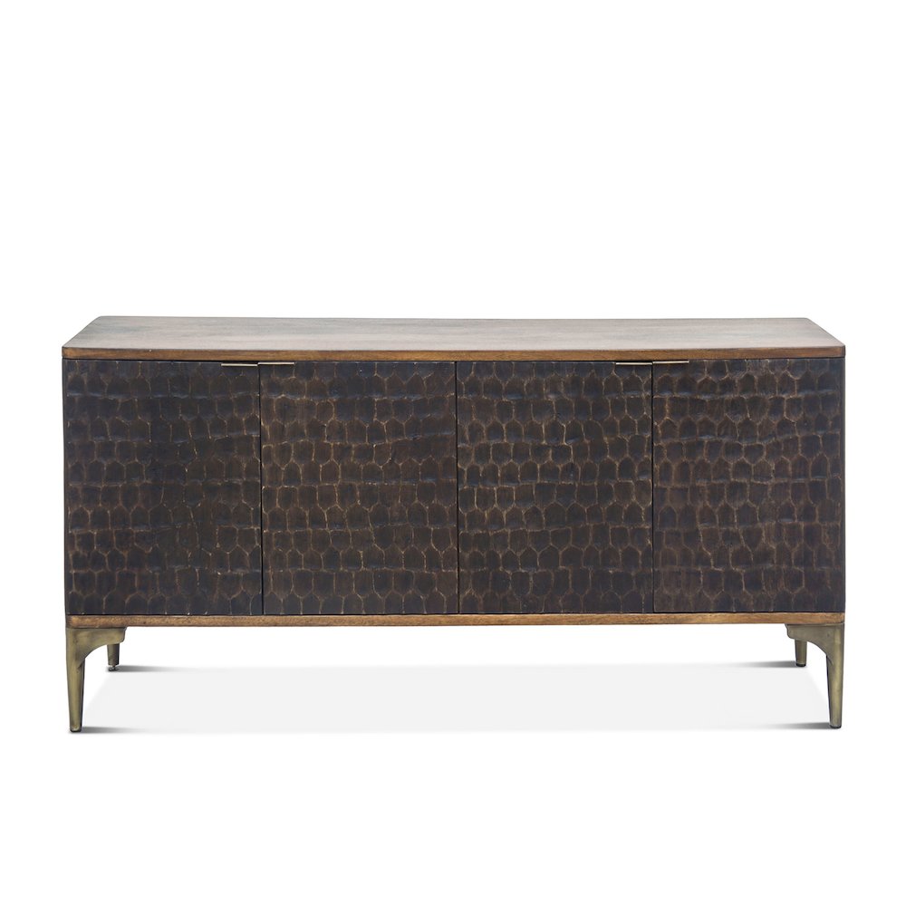 Vallarta 66" Sideboard in Mango Wood with Two Tone Finish. Picture 1