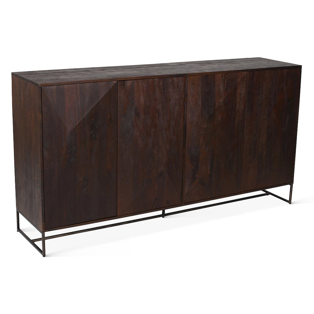 Oxford 76" Sideboard with Walnut Finish. Picture 2