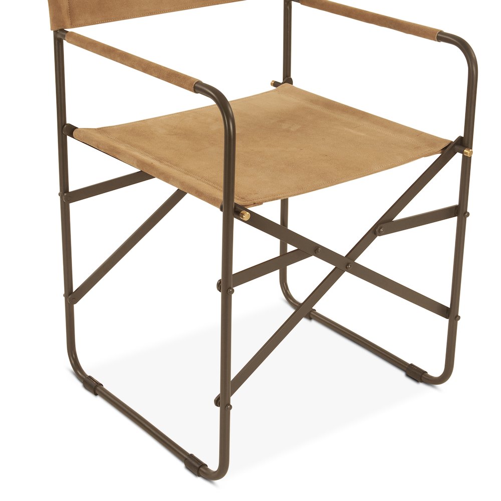 Lund Director's Chair in Sand Suede. Picture 4