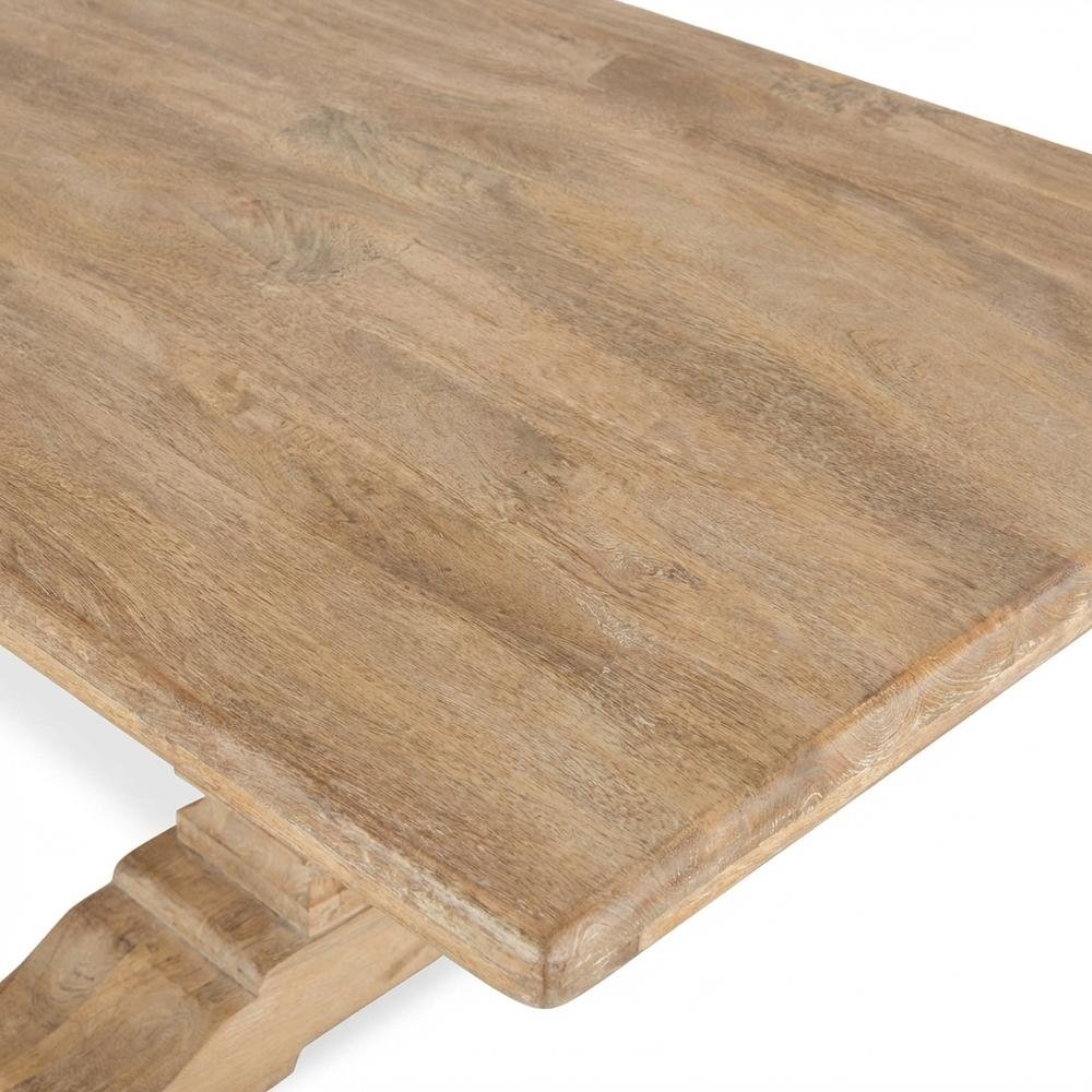 72 Inch Rectangle Solid Wood Dining Table, Dining Room Table,Antique Oak. Picture 6