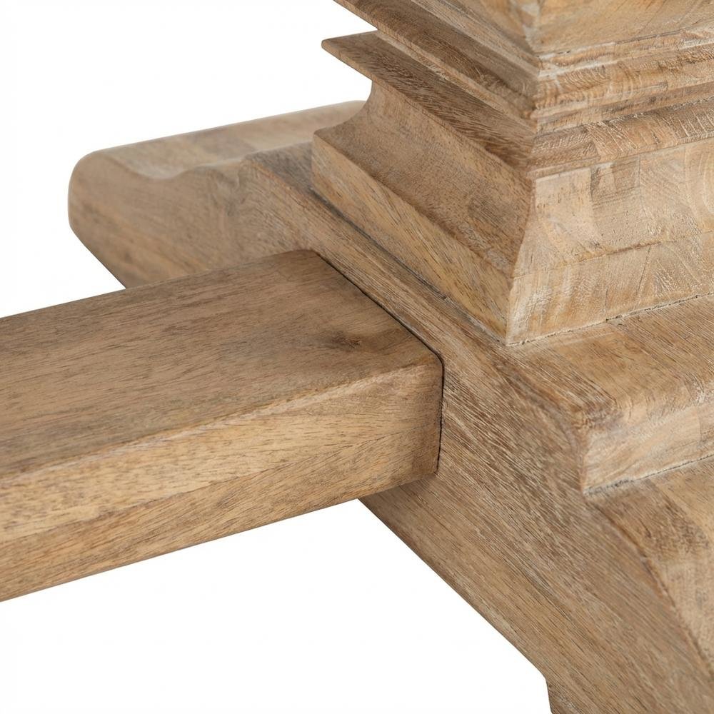 72 Inch Rectangle Solid Wood Dining Table, Dining Room Table,Antique Oak. Picture 7