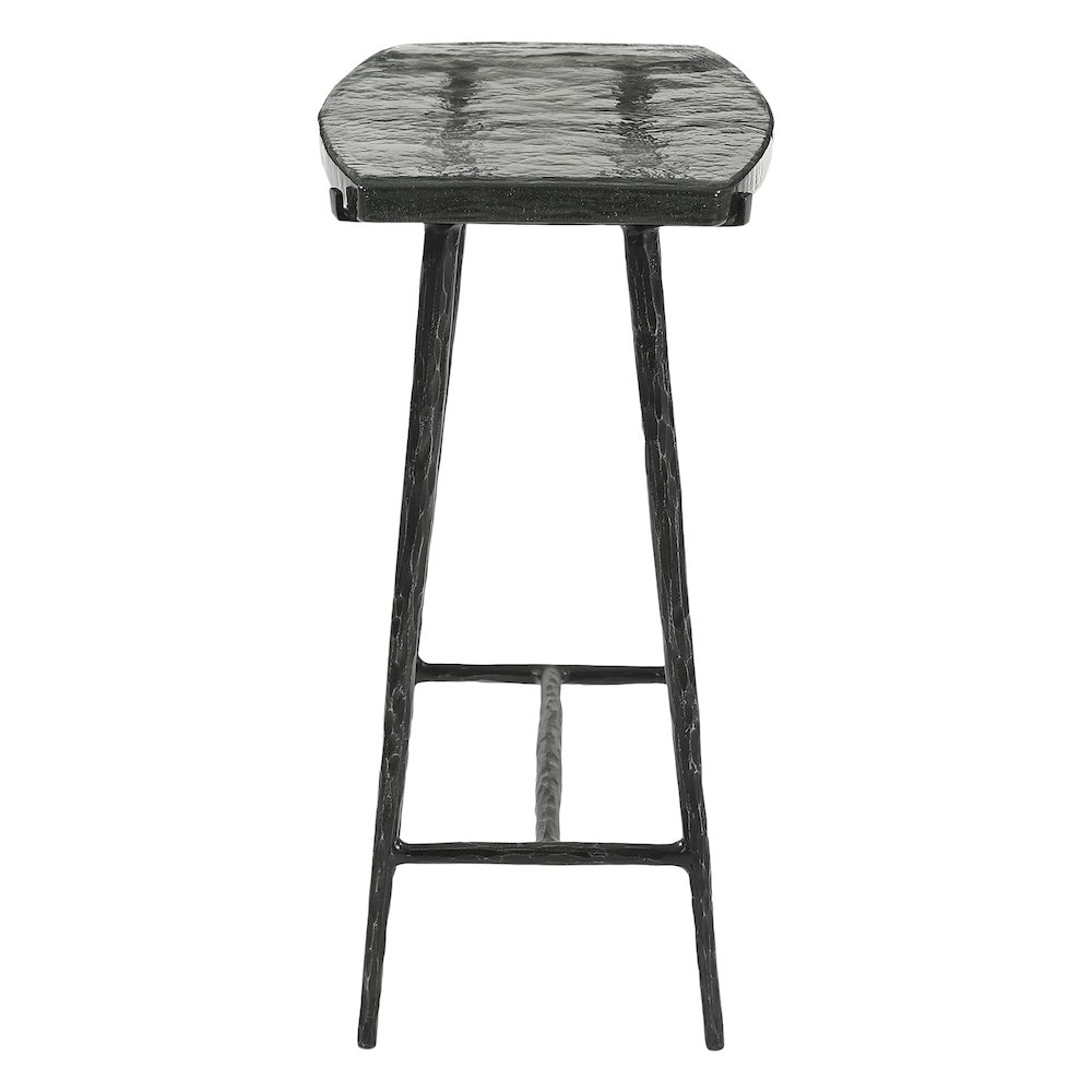 Calloway 17" Side Table with Glass Top. Picture 3