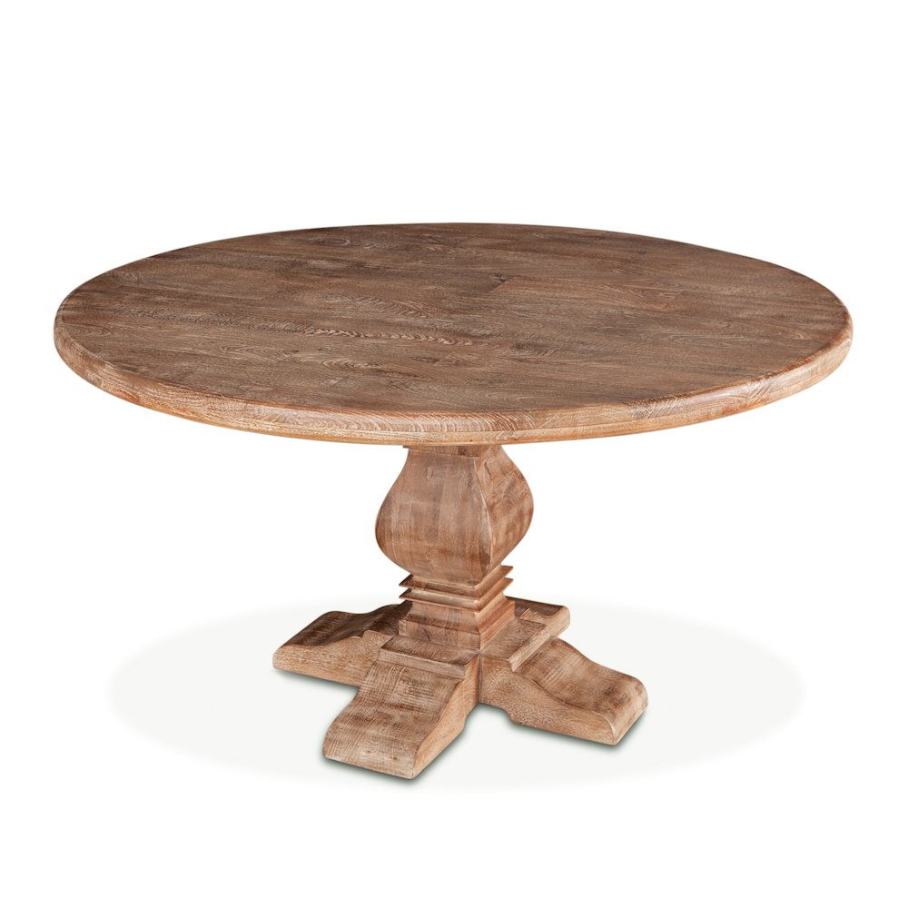 Pengrove 48" Round Dining Table in Antique Oak Finish. Picture 5