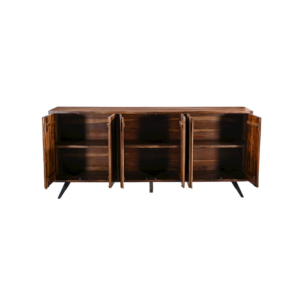 Rosewood 90" Sideboard in Natural Sheesham. Picture 3