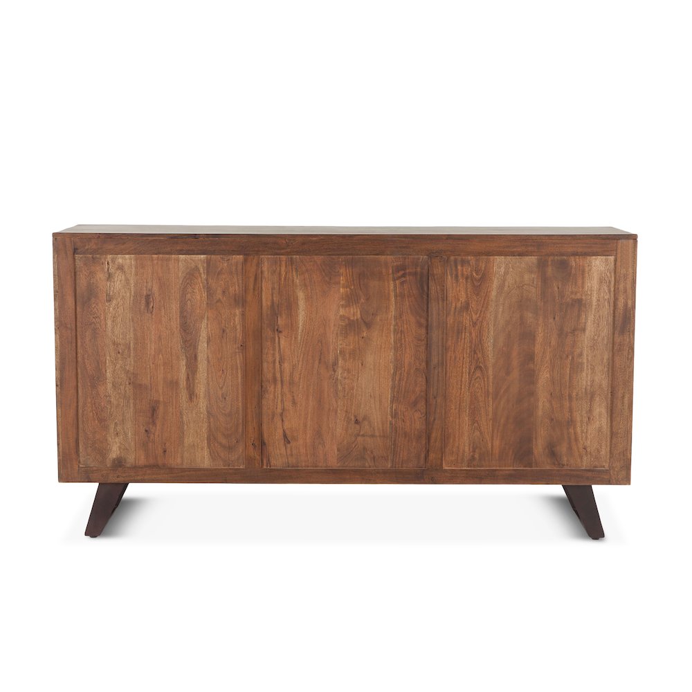 Nottingham 71-Inch Acacia Wood Dresser in Walnut Finish. Picture 15
