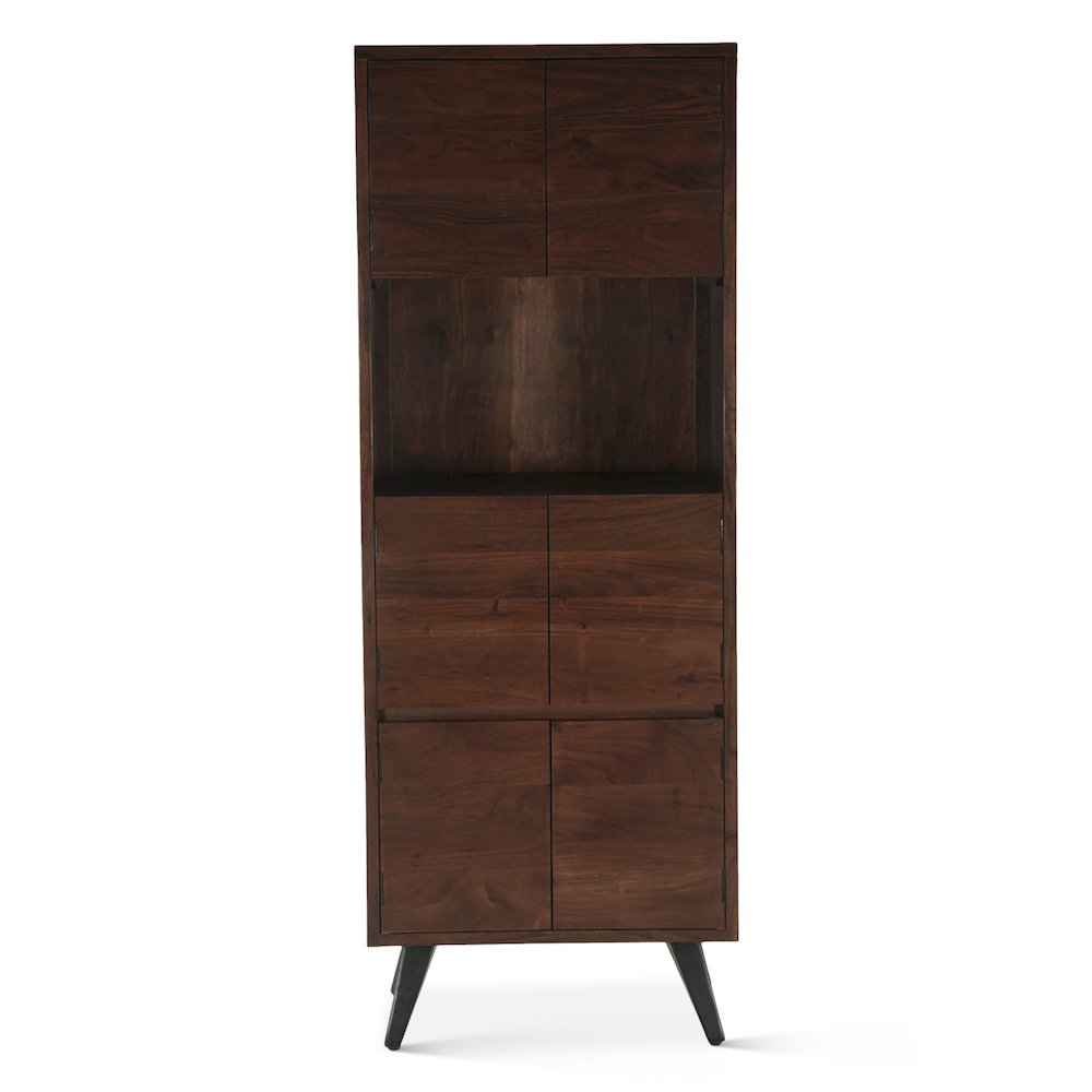Knoxville Bar Cabinet in Walnut. Picture 1