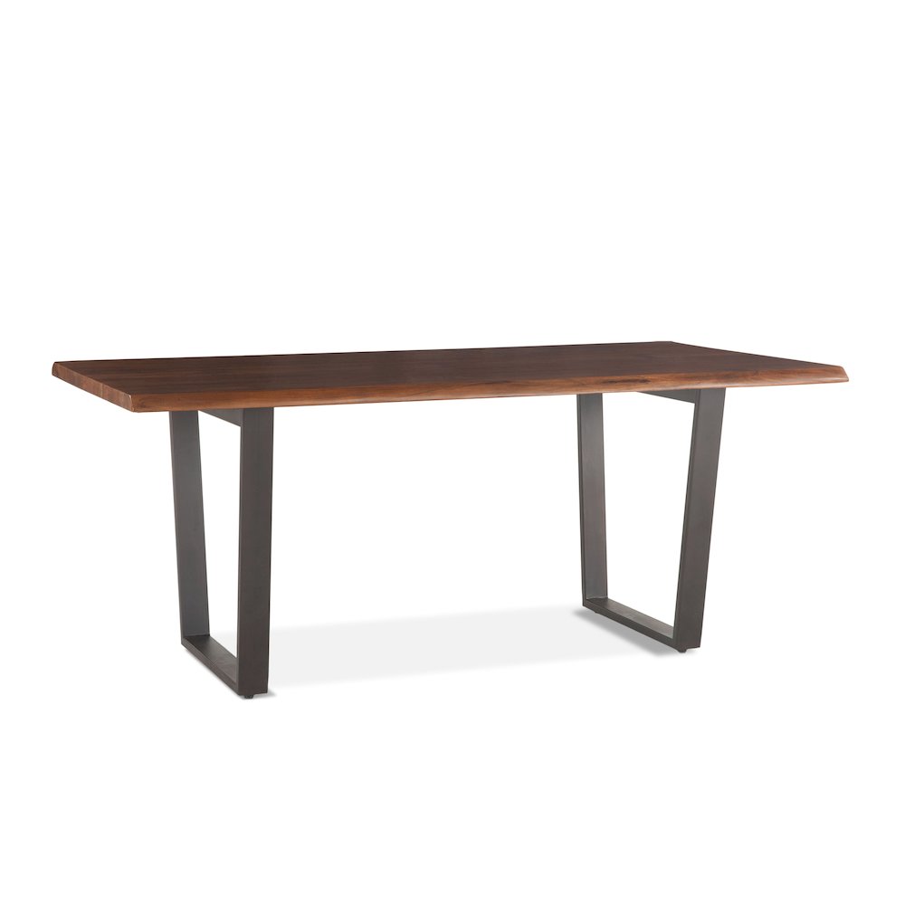 Belfrie 72" Dining Table in Acacia with Walnut Finish. Picture 6