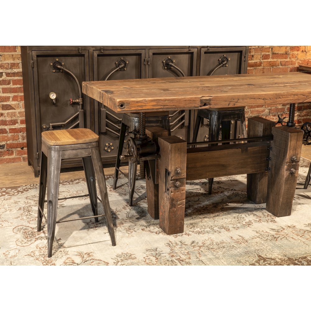 Rustic Revival 12" Barstool. Picture 3