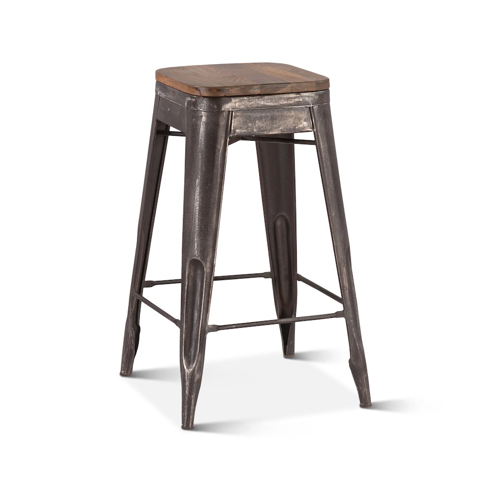 Rustic Revival 12" Barstool. Picture 5