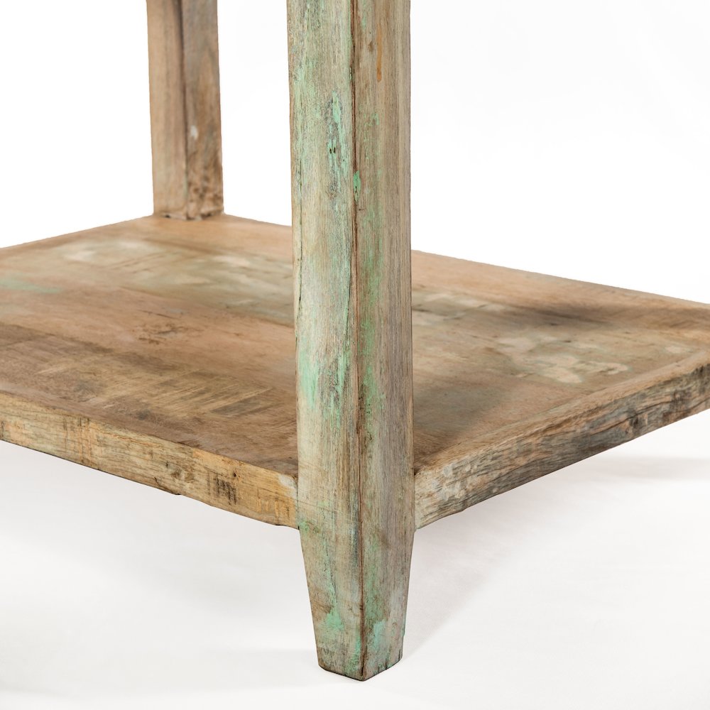 Cordoba Vintage Teal Night Stand. Picture 3
