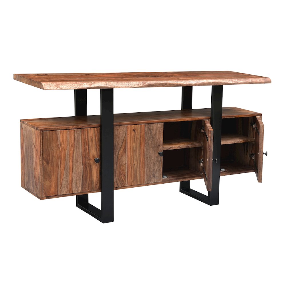 Acres 63" Media Cabinet in Brownstone. Picture 3
