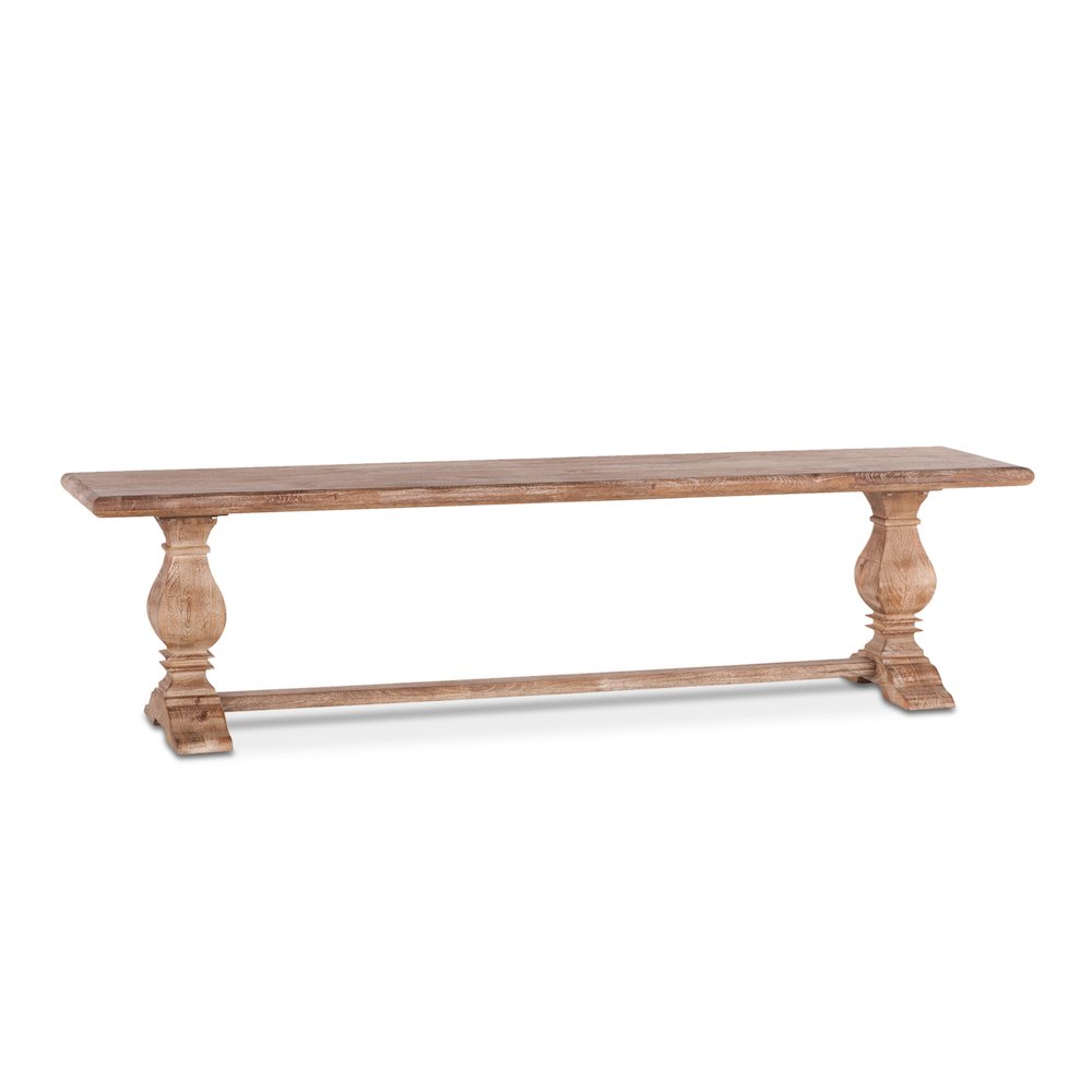 Pengrove 72" Dining Bench in Antique Oak Finish. Picture 1