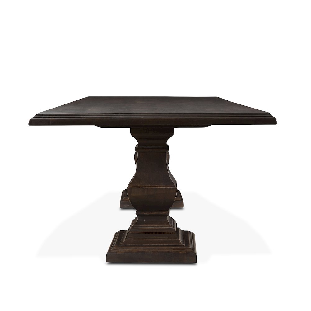 Toulon 98" Dining Table in Vintage Brown Finish. Picture 3